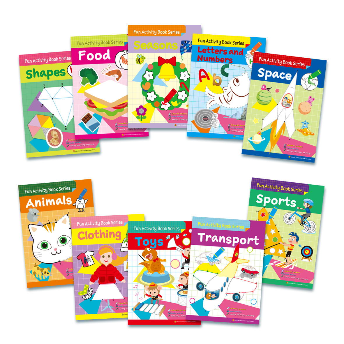 Fun Activity Book Series (10 books) 晶晶教育出版社 網上商店