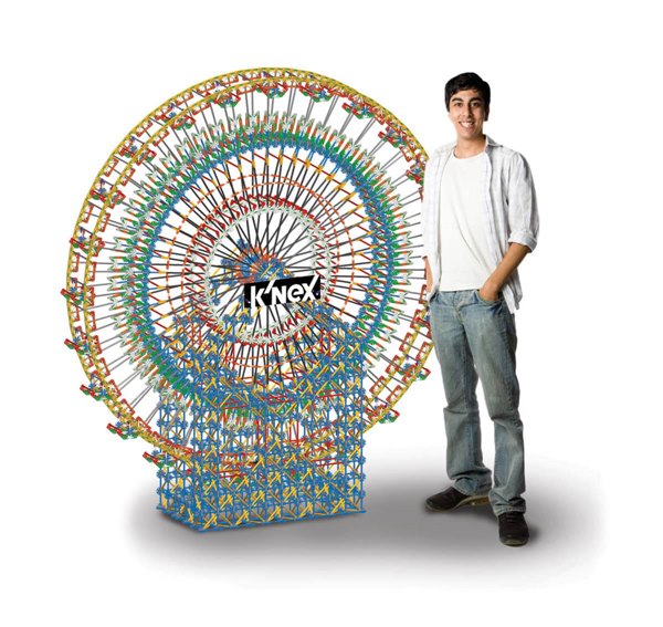 K'NEX Thrill Rides 6-Foot Ferris Wheel STEM Building Set, Multicolor, Model 89790, Ages 16+